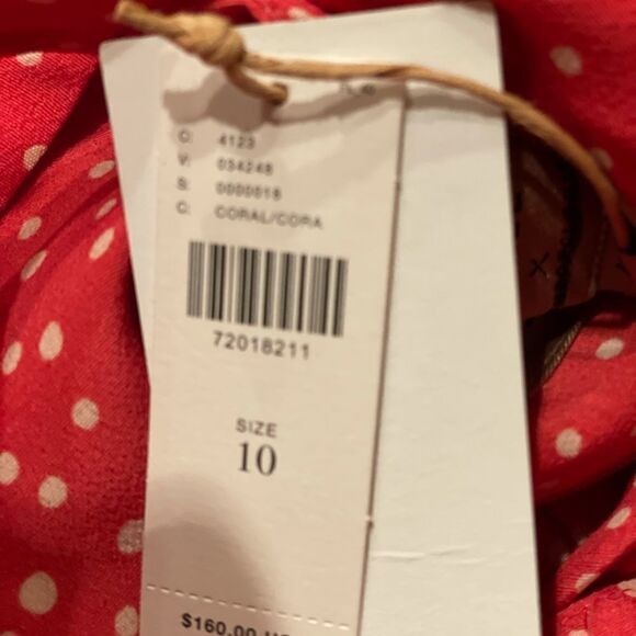 NWT Anthropologie Kachel Jordan Polka Dot Jumpsuit size 10 - Picture 7 of 9